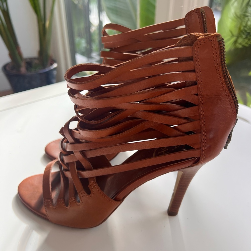Ash sandal stilettos leather